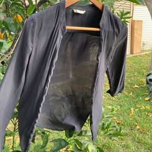 H&M sheer button down